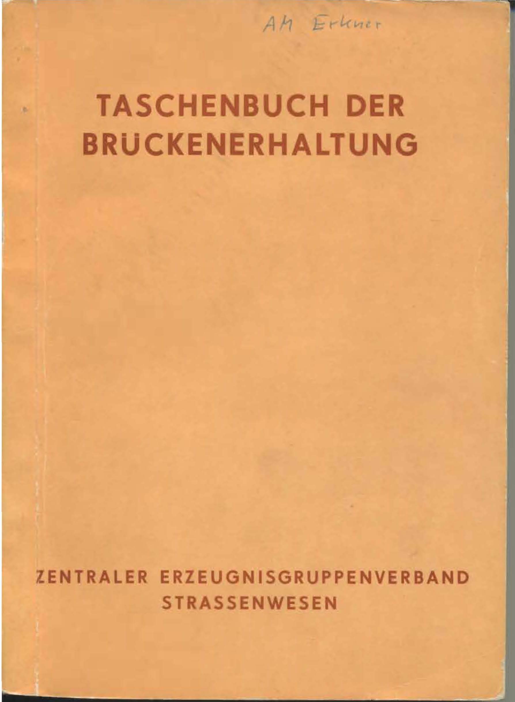 Taschenbuch der Brückenerhaltung