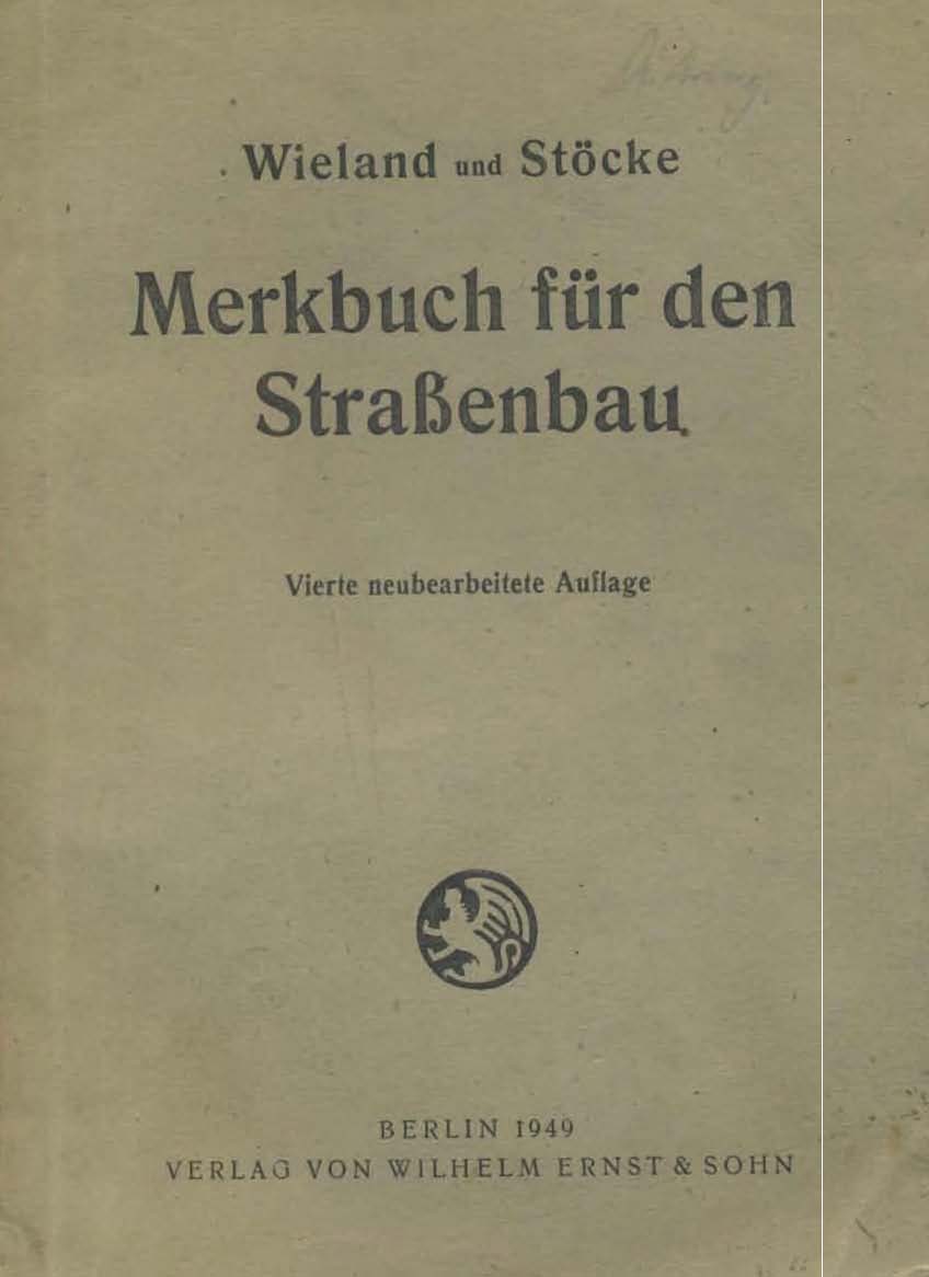 Merkbuch für den Straßenbau