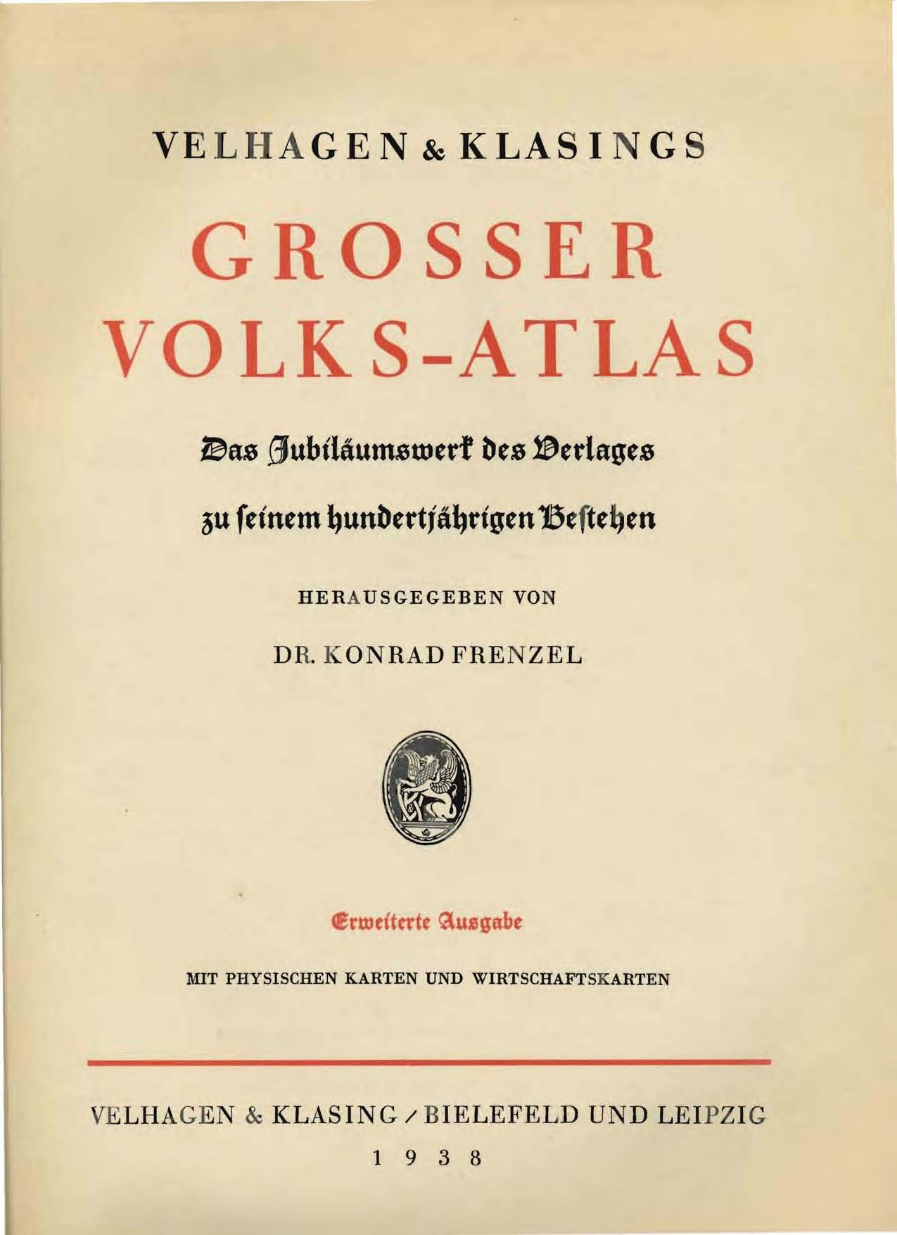 Grosser Volks-Atlas