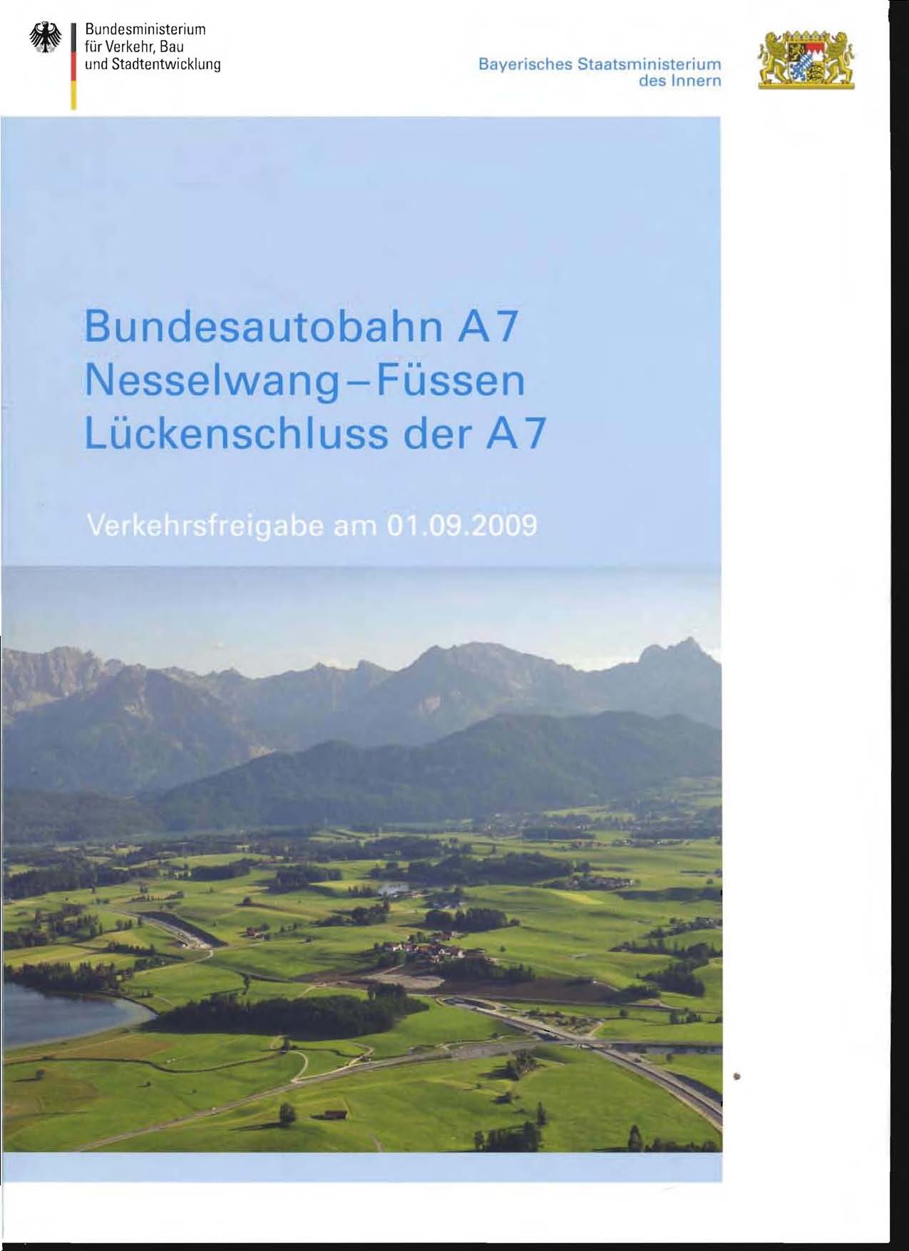 Bundesautobahn A7 Nesselwangen-Füssen, Lückenschluss der A70