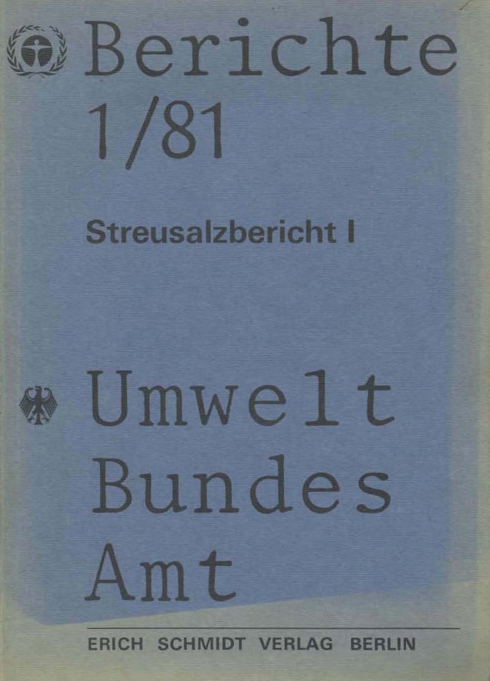 Streusazbericht I