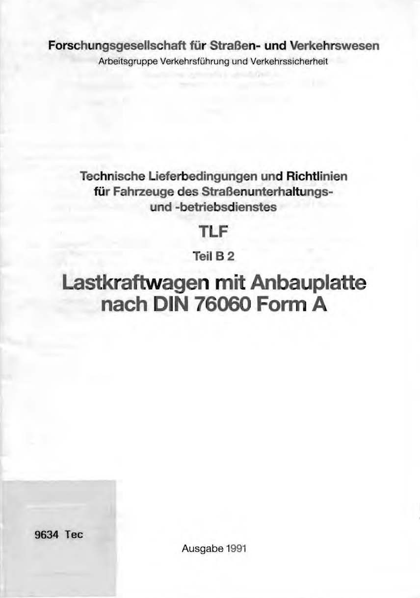 TLF Lastkraftwagen mit Anbauplatte