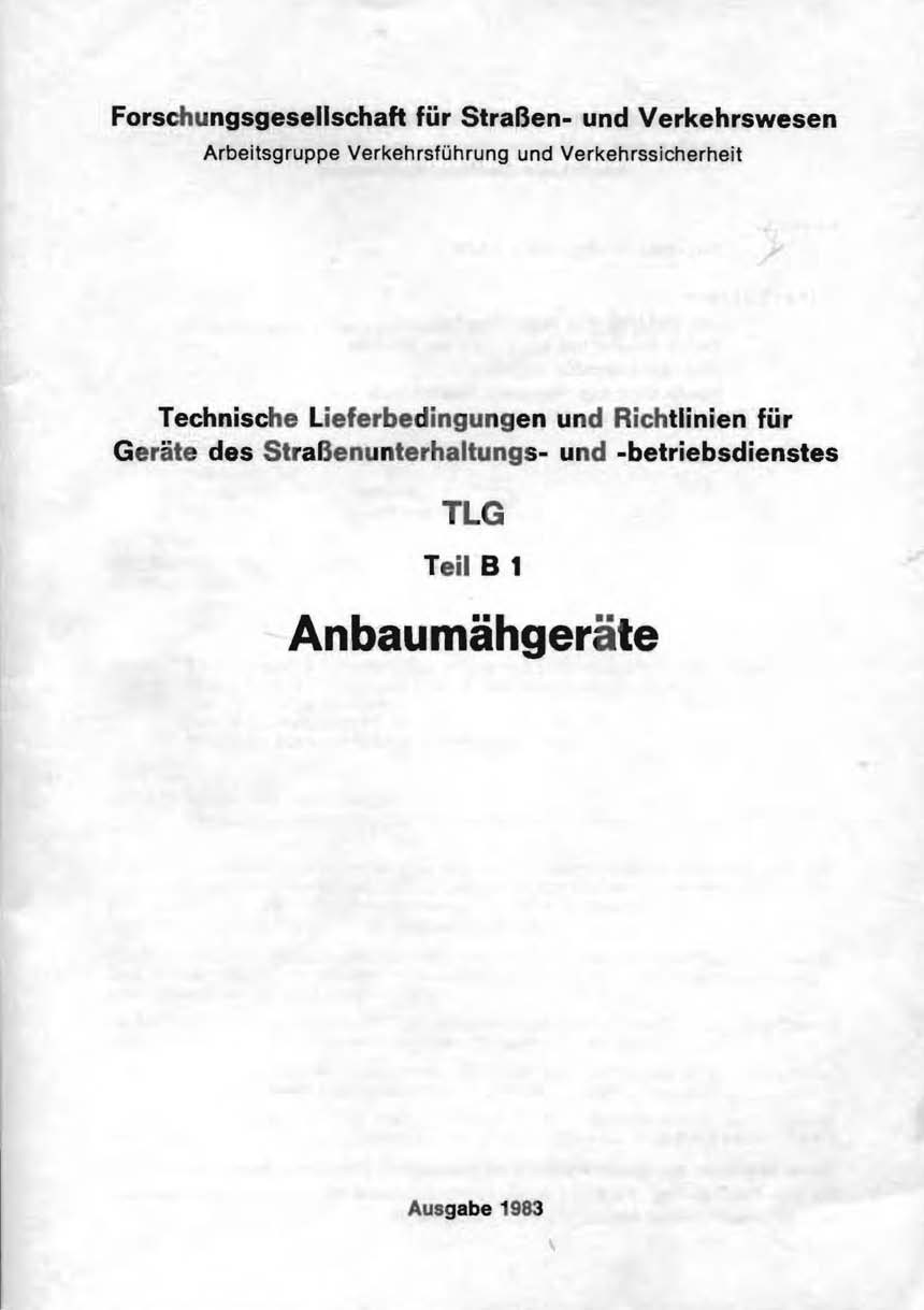 TLG Anbaumähgeräte