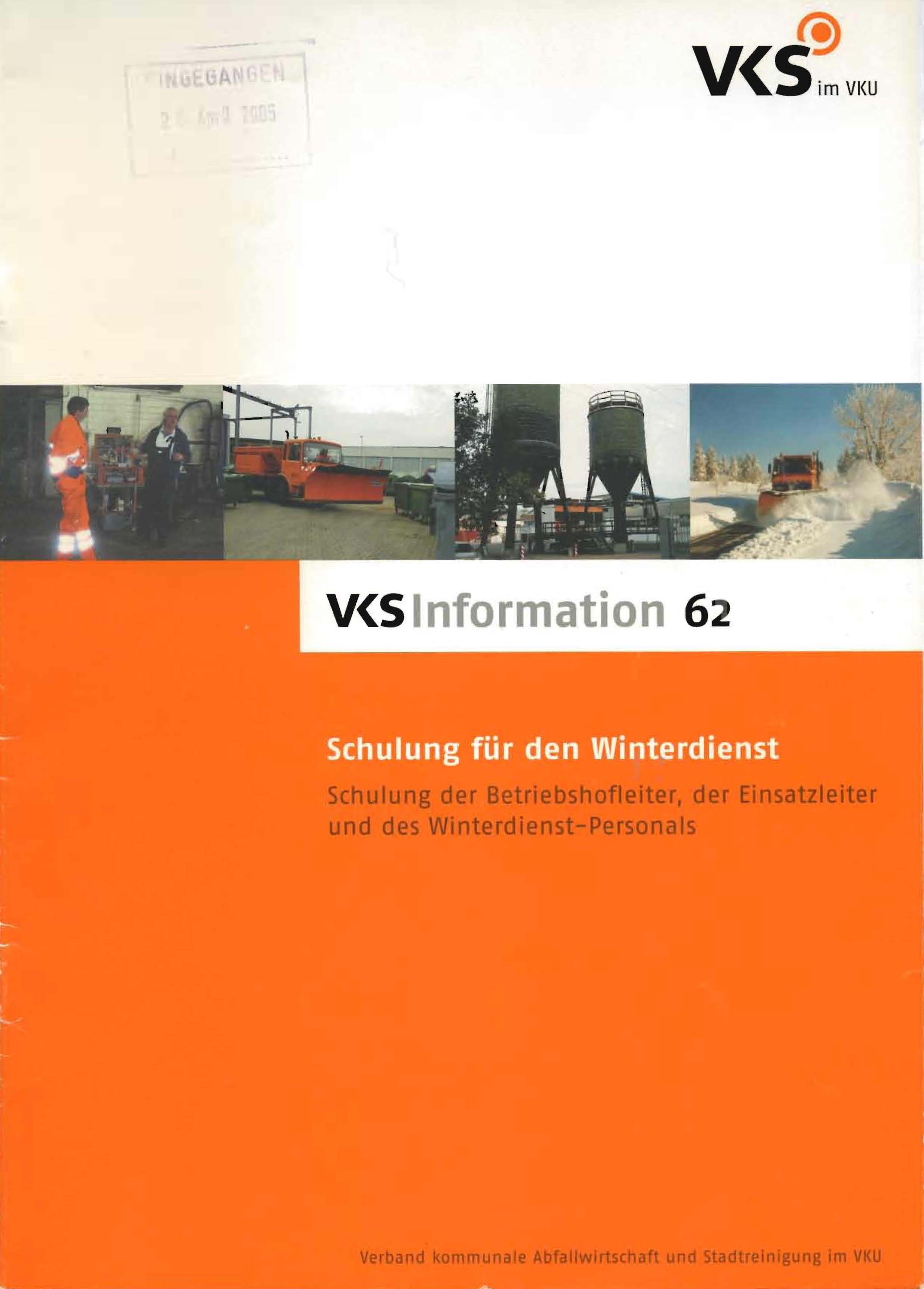 Schulung für den Winterdienst