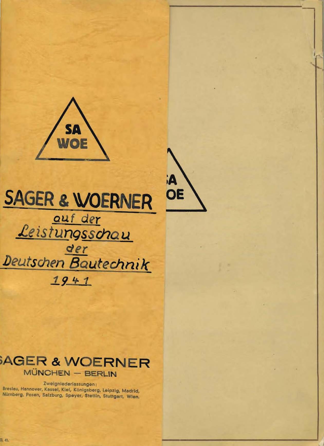 SAGER & WOERNER auf der Leistungsschau der Deutschen Bautechnik