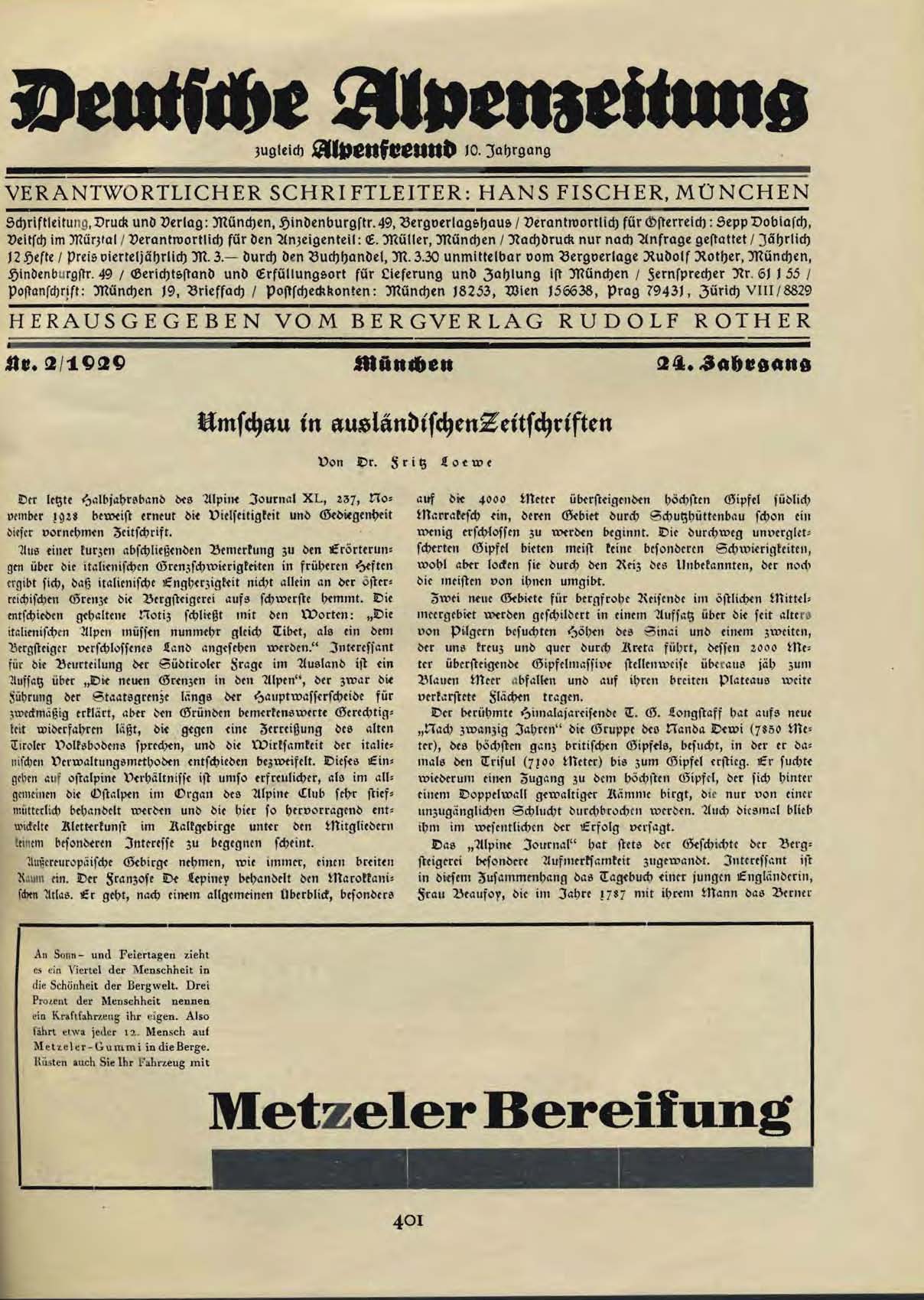 Deutsche Alpenzeitung