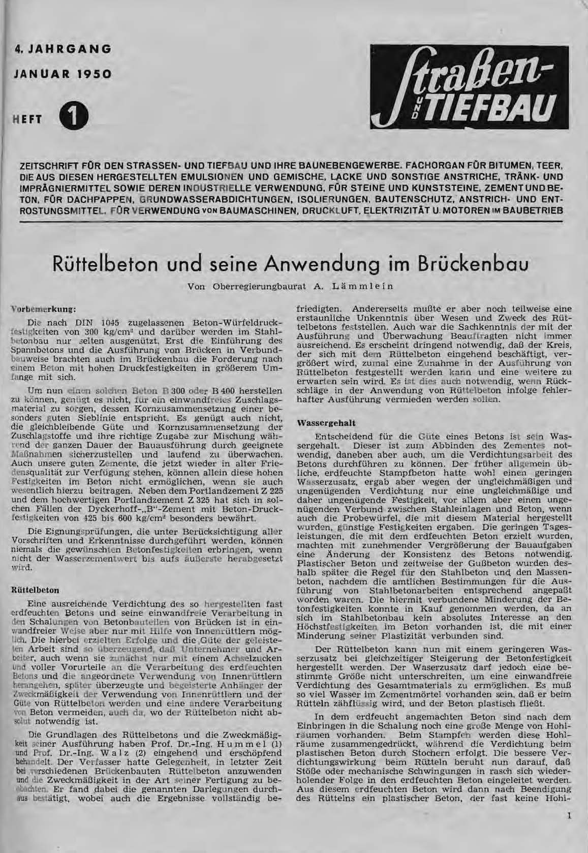 Straßen- und Tiefbau