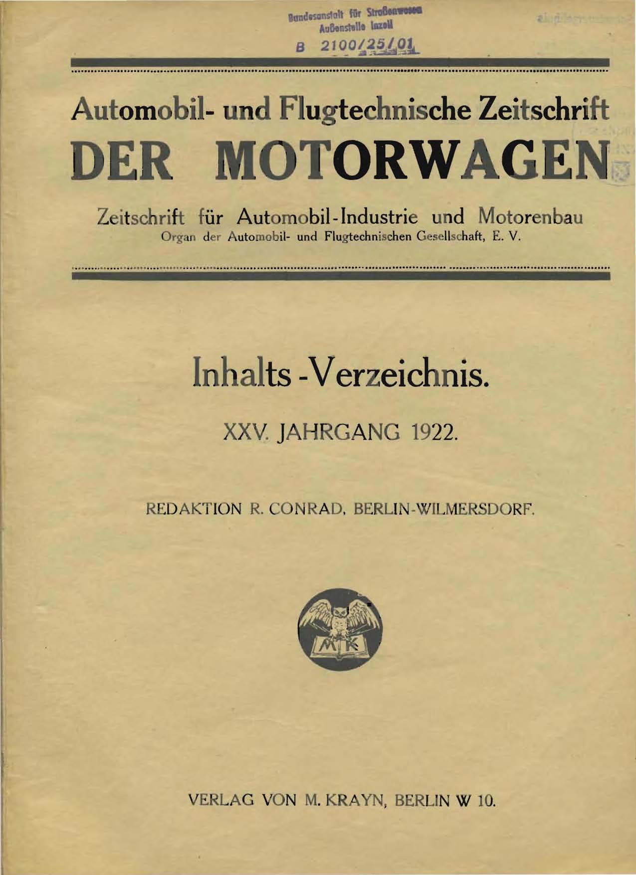 Der Motorwagen