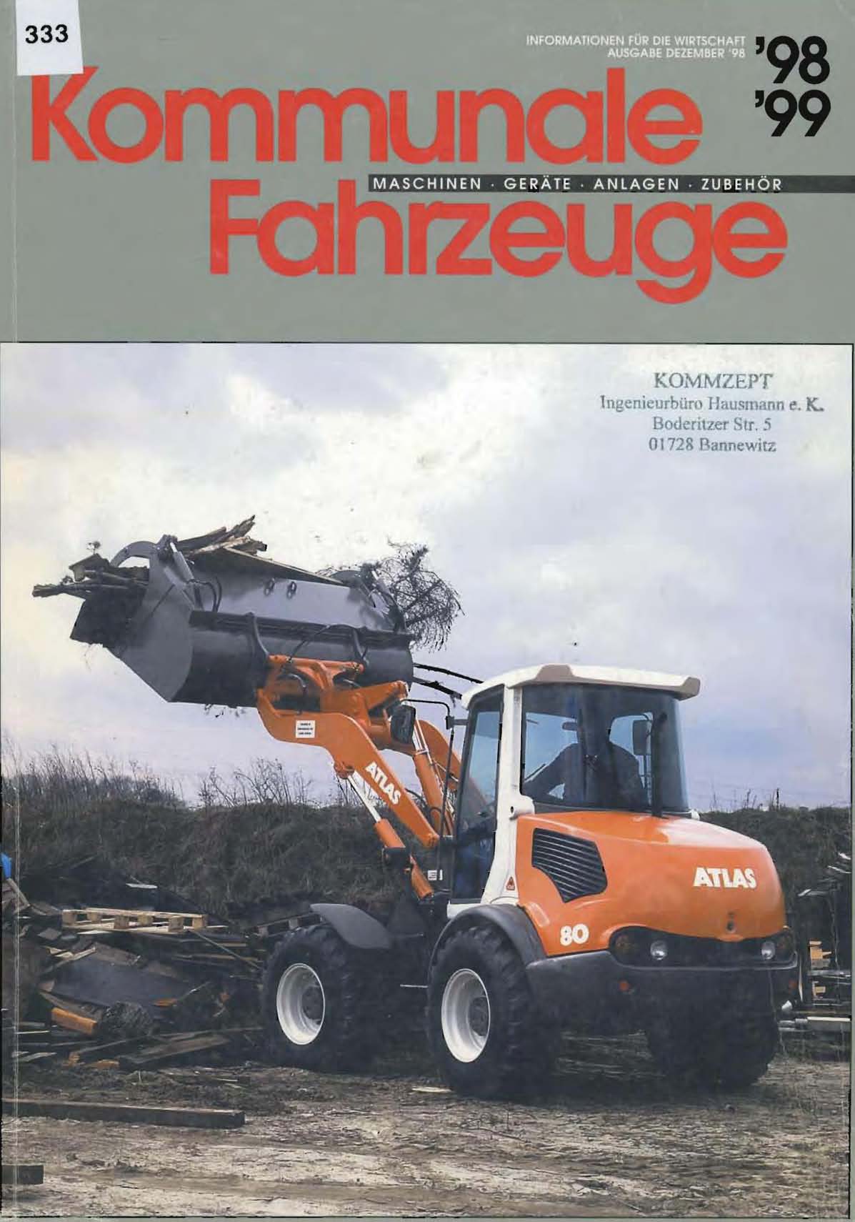 Kommunale Fahrzeuge 1998/ 1999