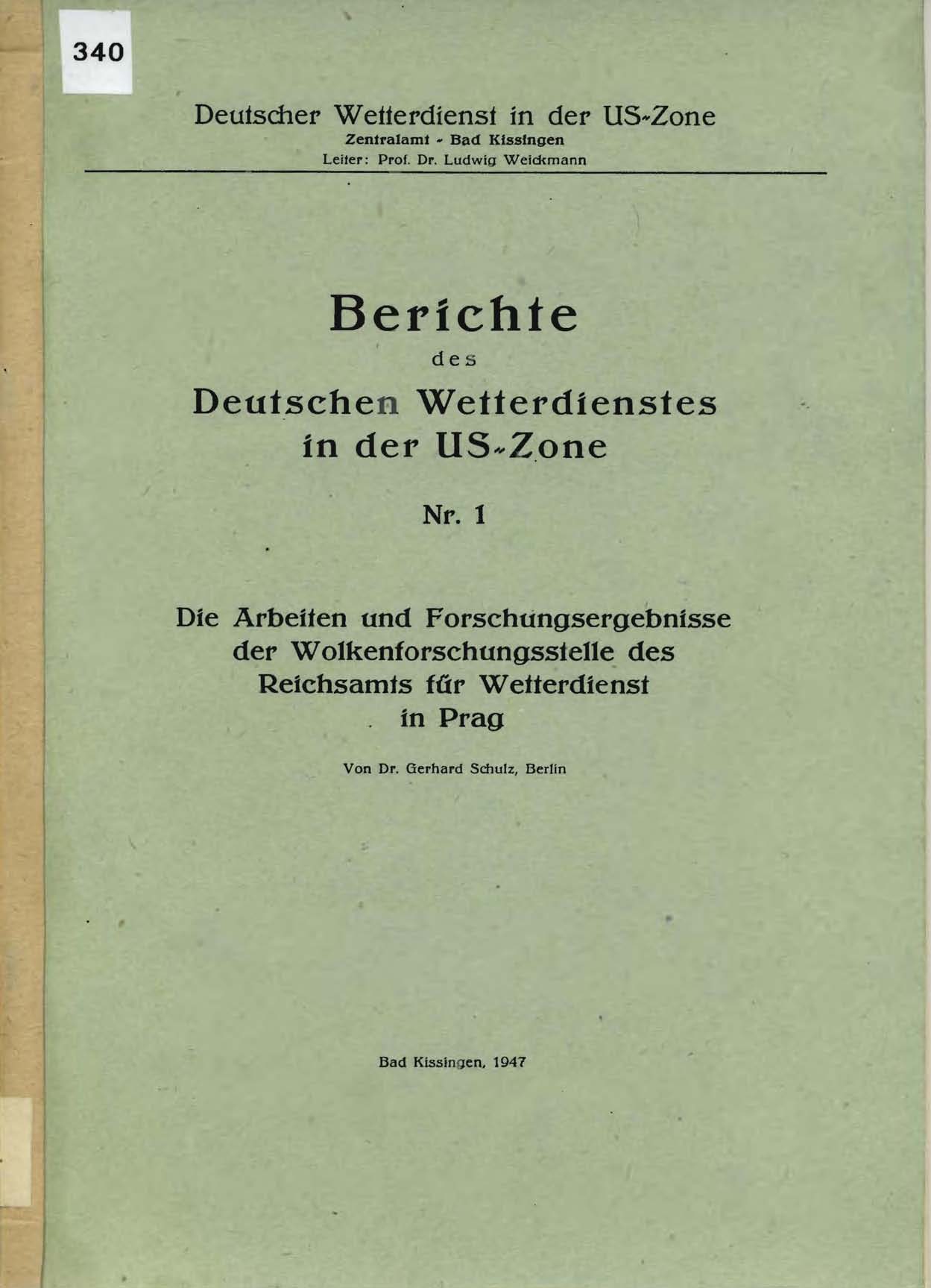 Berichte des Deutschen Wetterdienstes in der US-Zone, Nr. 6