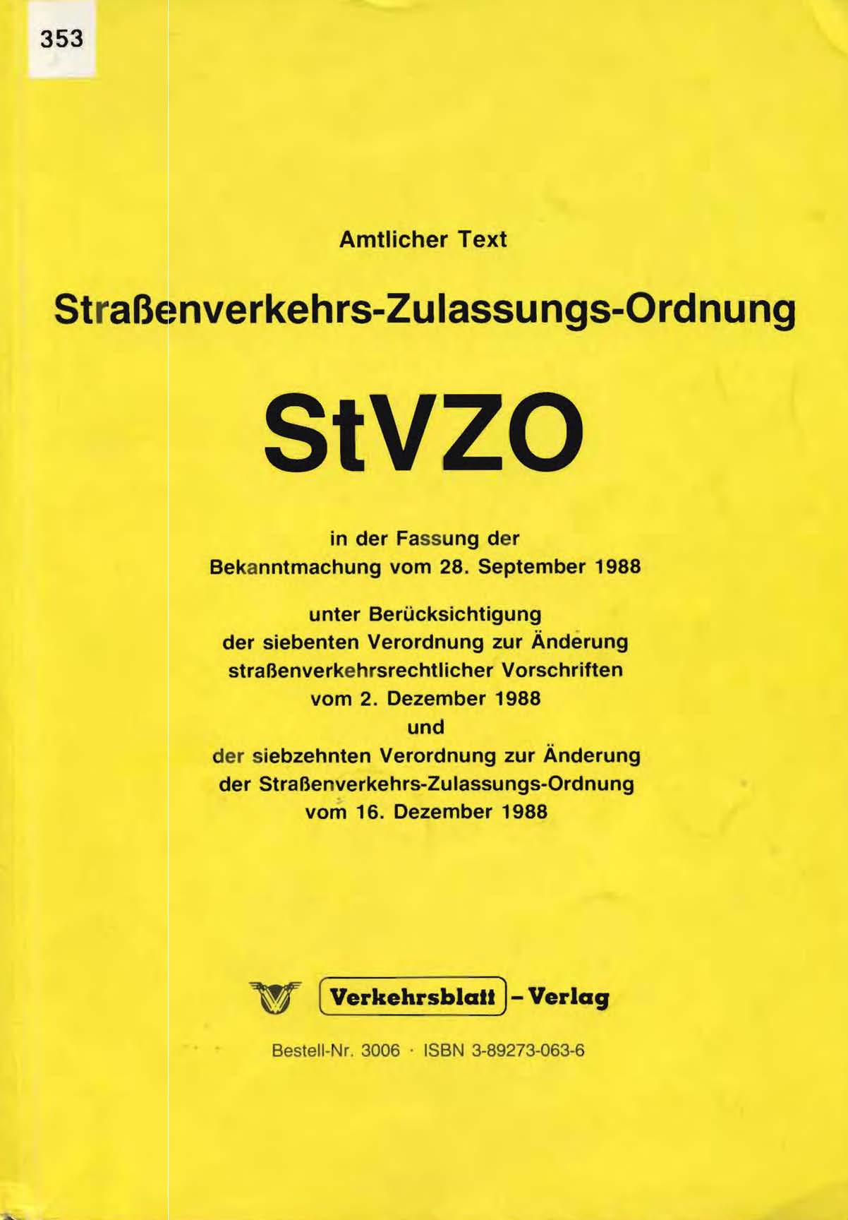 StVZO