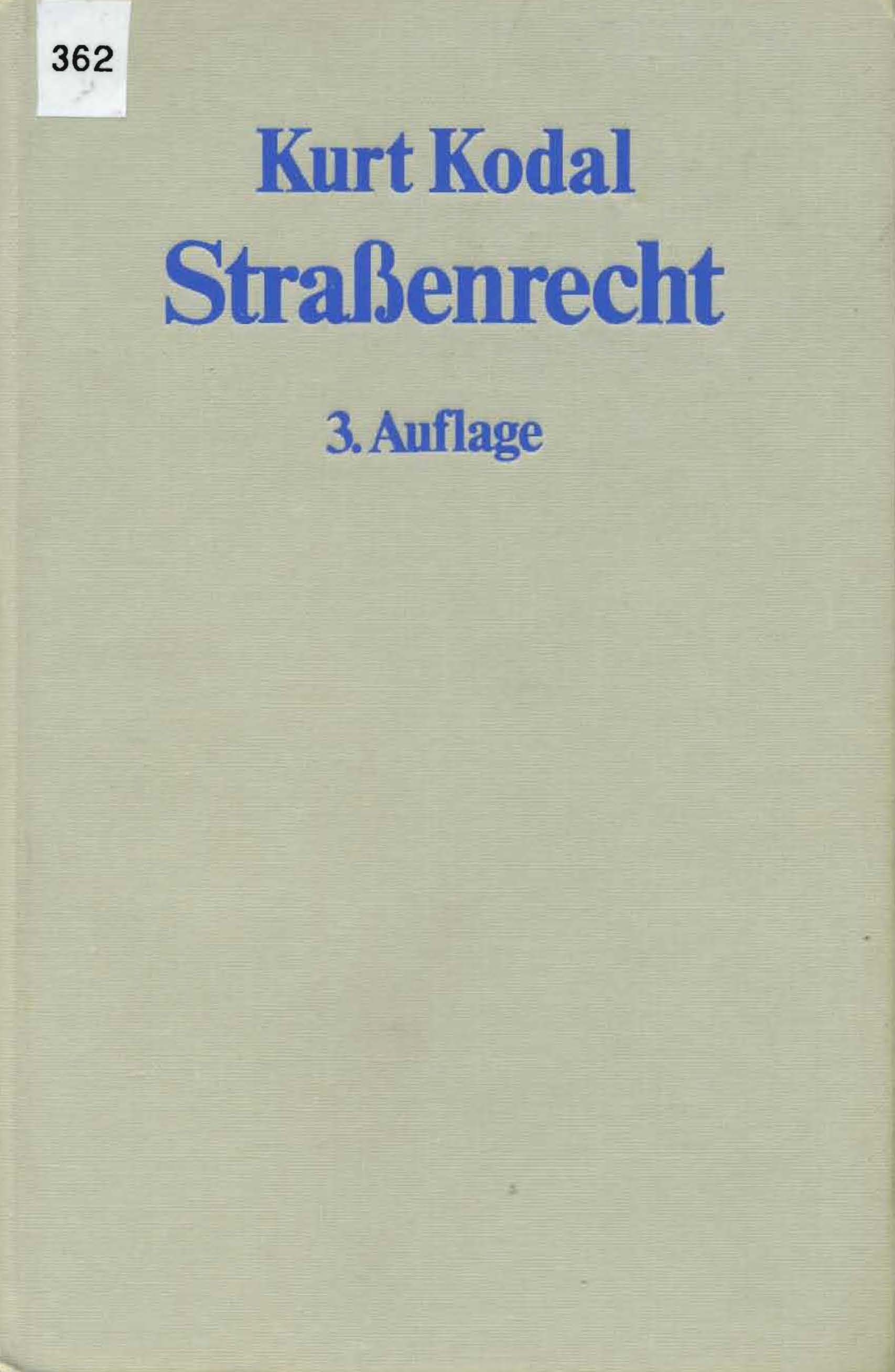 Strassenrecht