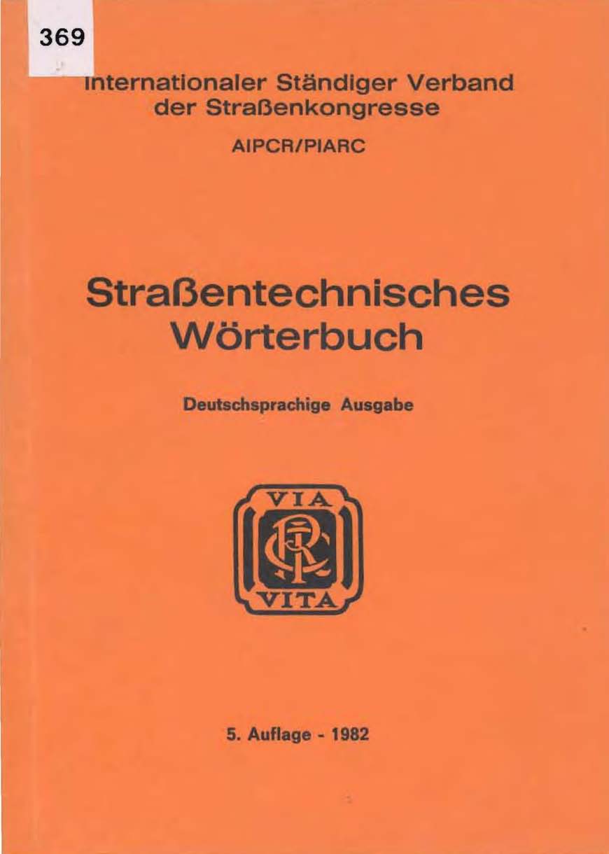 Straßentechnisches Wörterbuch