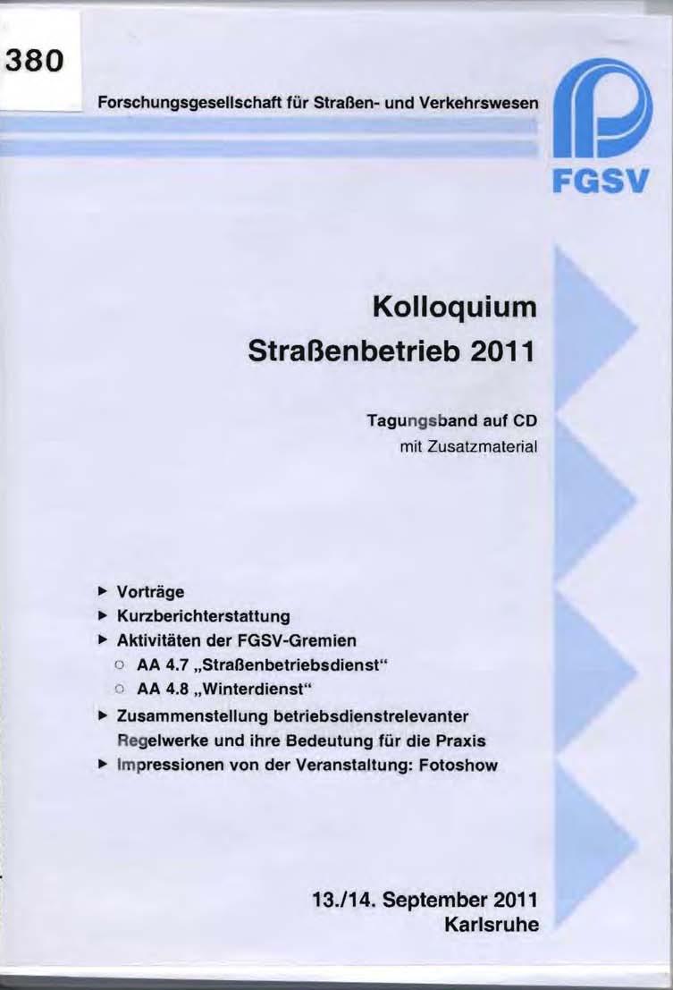 Straßenbetriebsdienst 2011