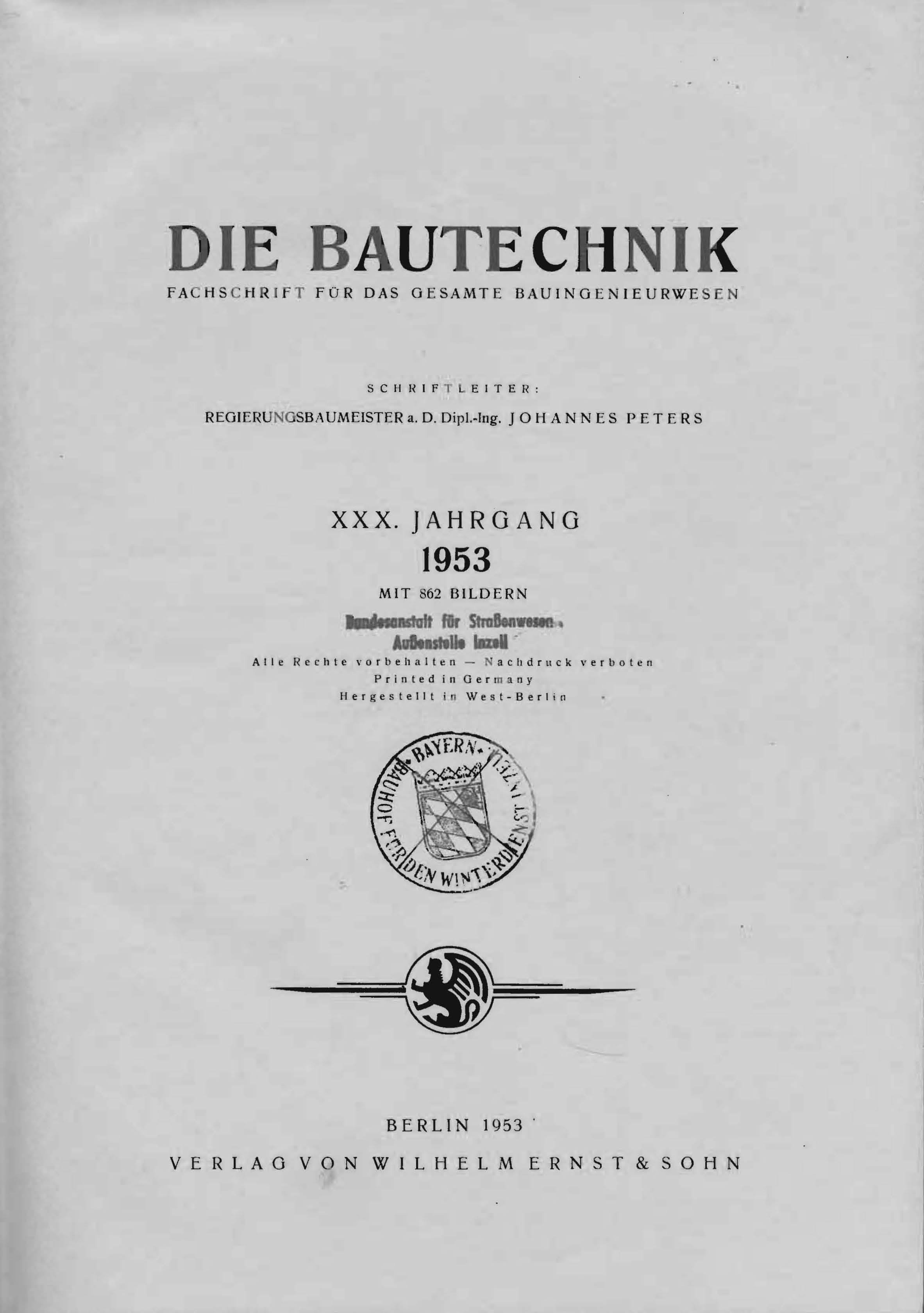 Die Bautechnik