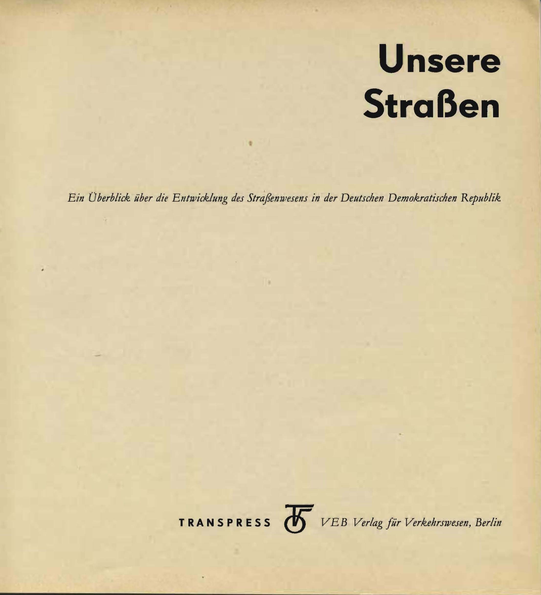 Unsere Straßen