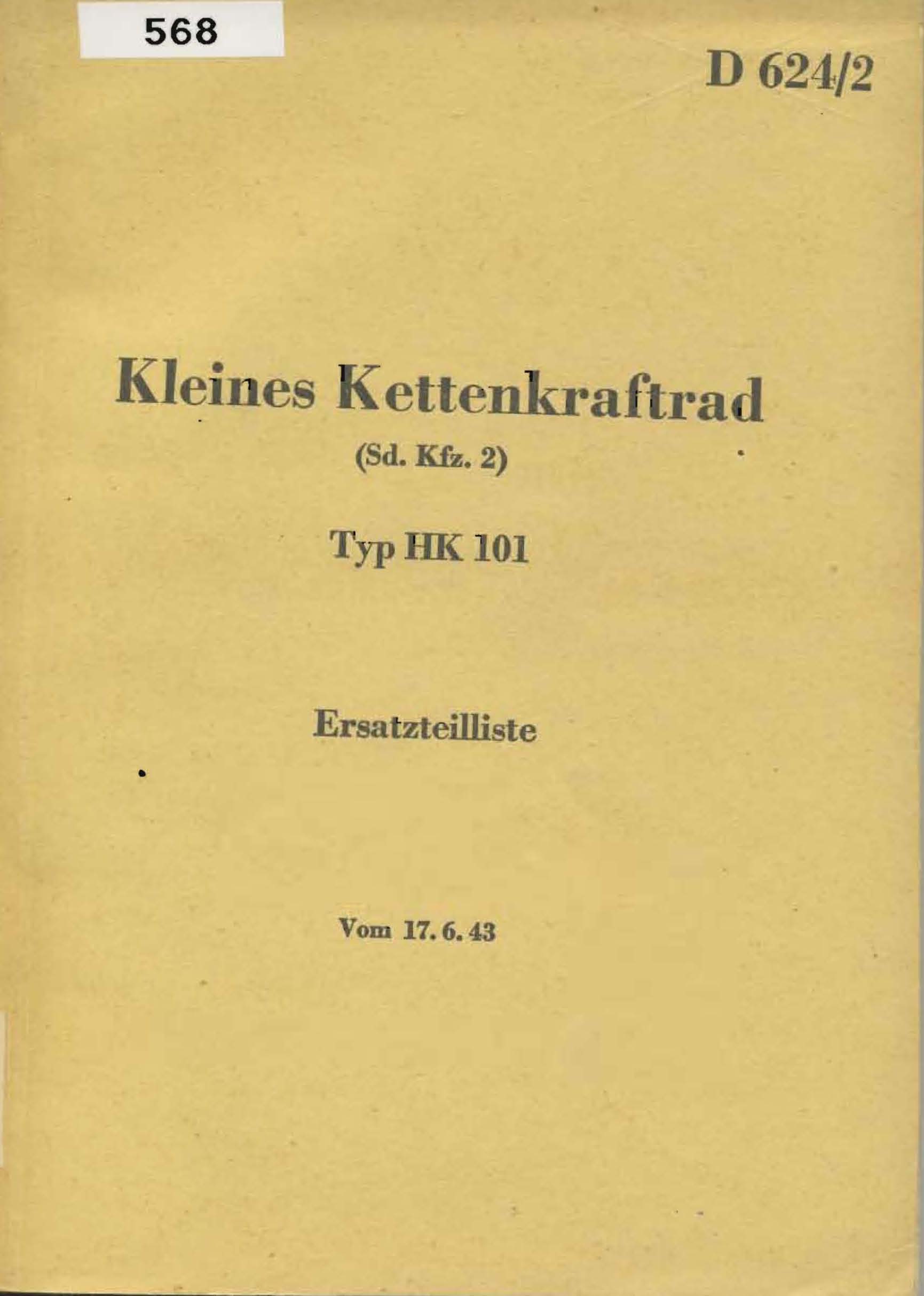 Kleines Kettenkraftrad (Sd. Kfz. 2)