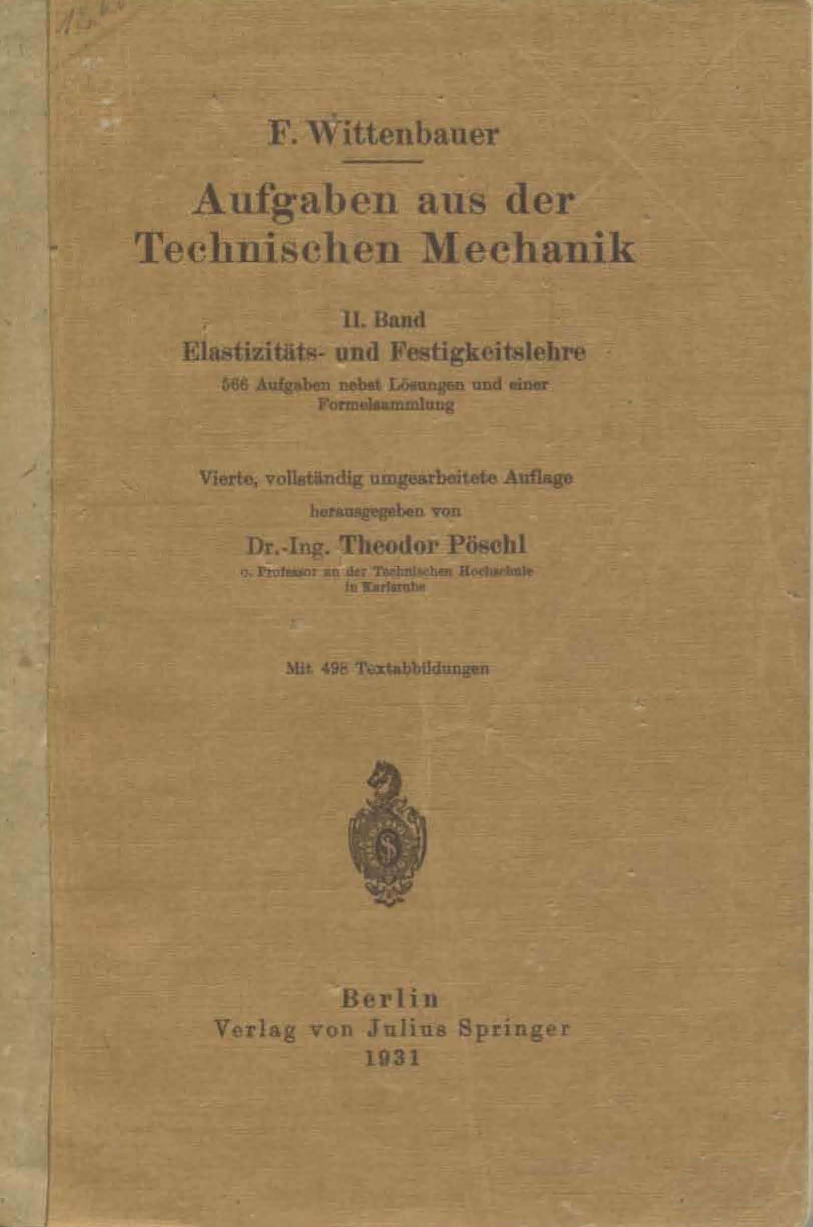 Aufgaben aus der Technischen Mechanik