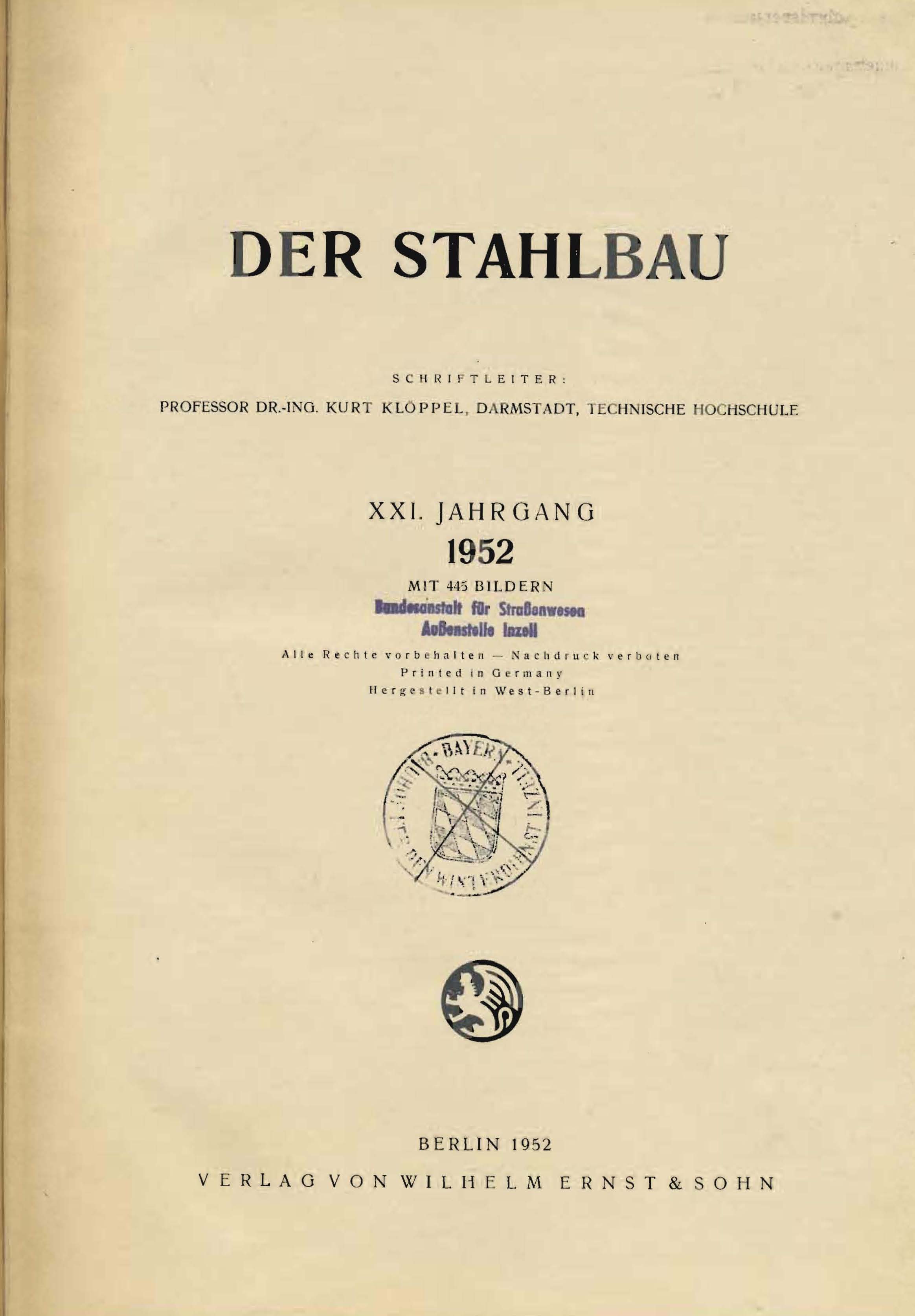 Der Stahlbau