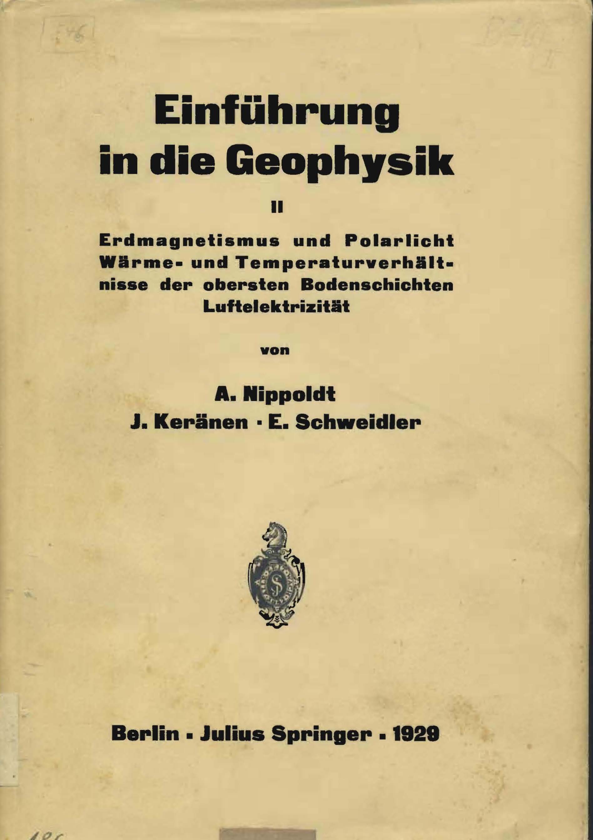 Einführung in die Geophysik