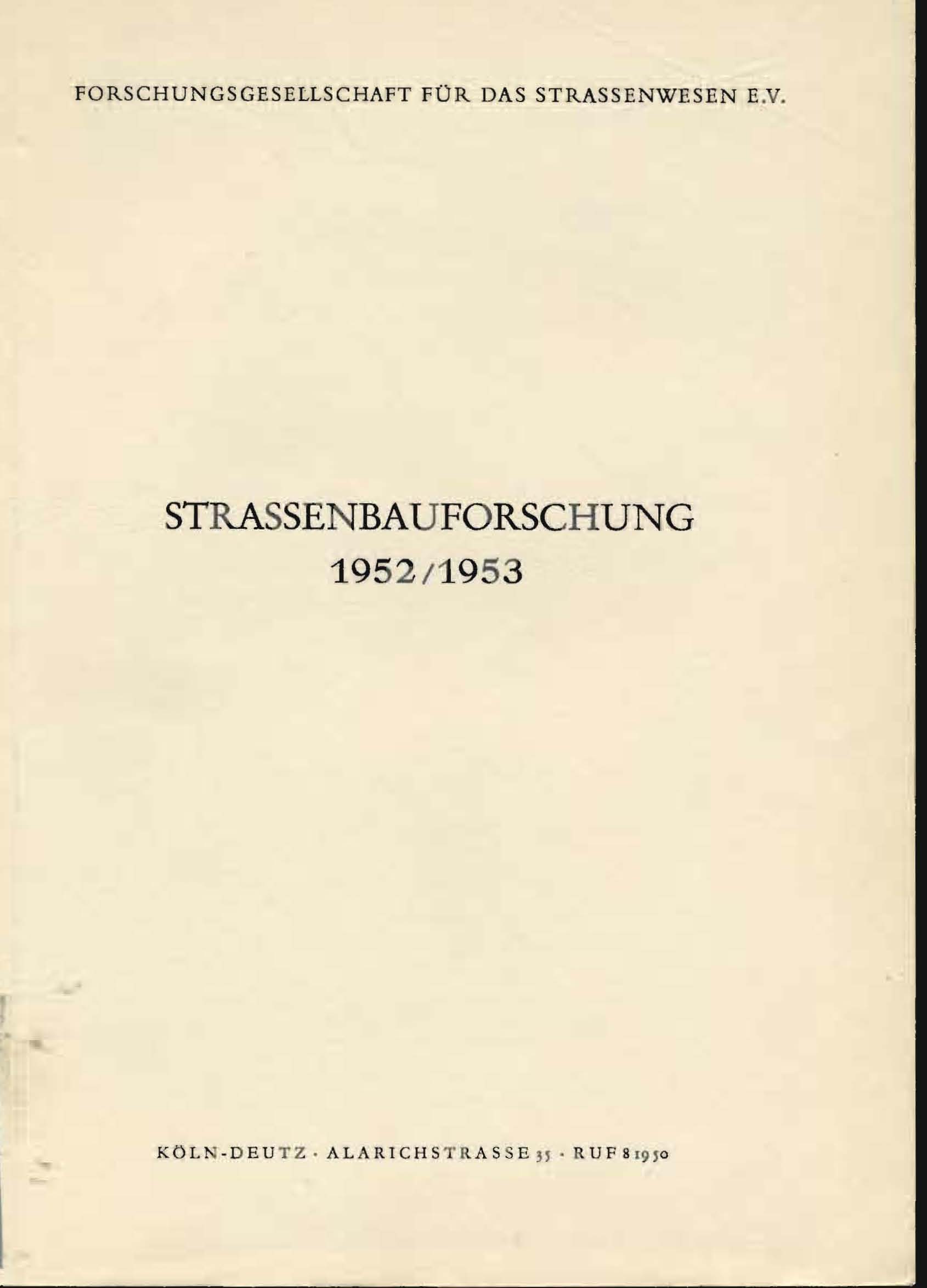 Strassenbauforschung