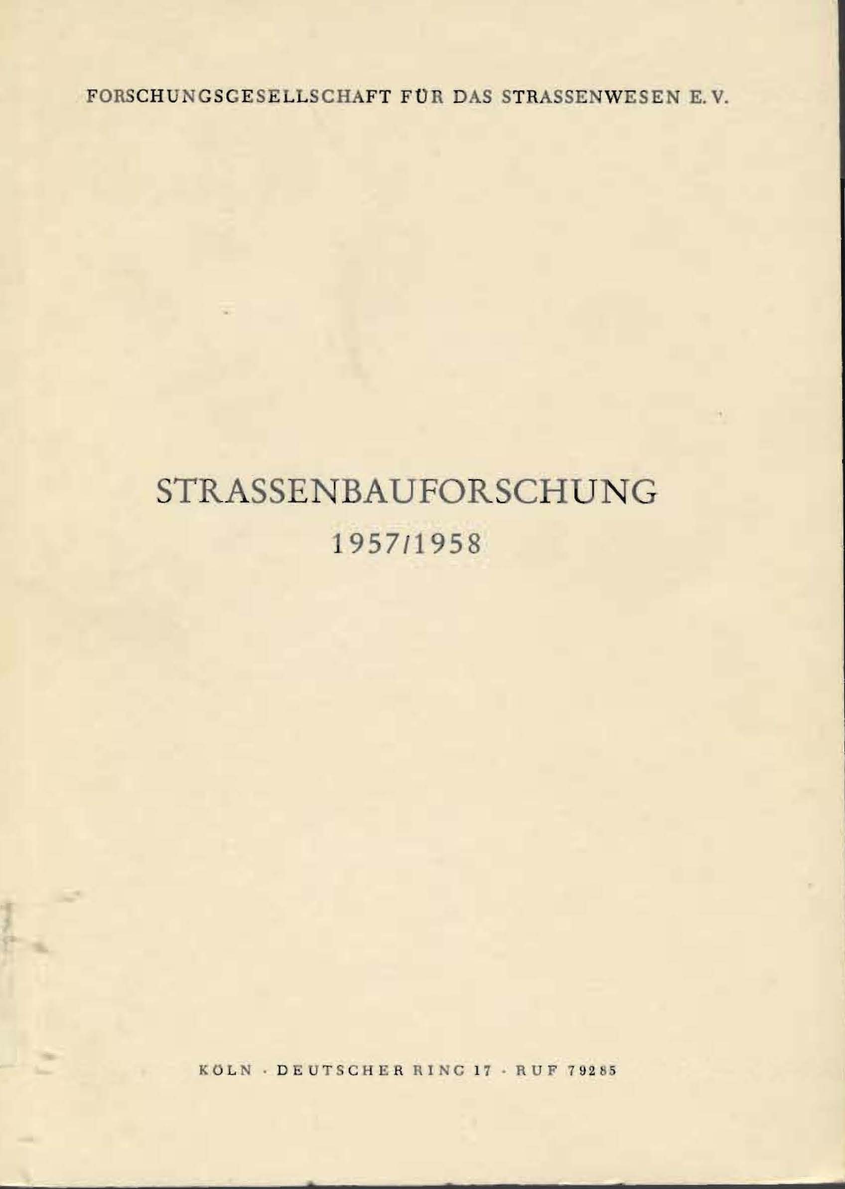 Strassenbauforschung