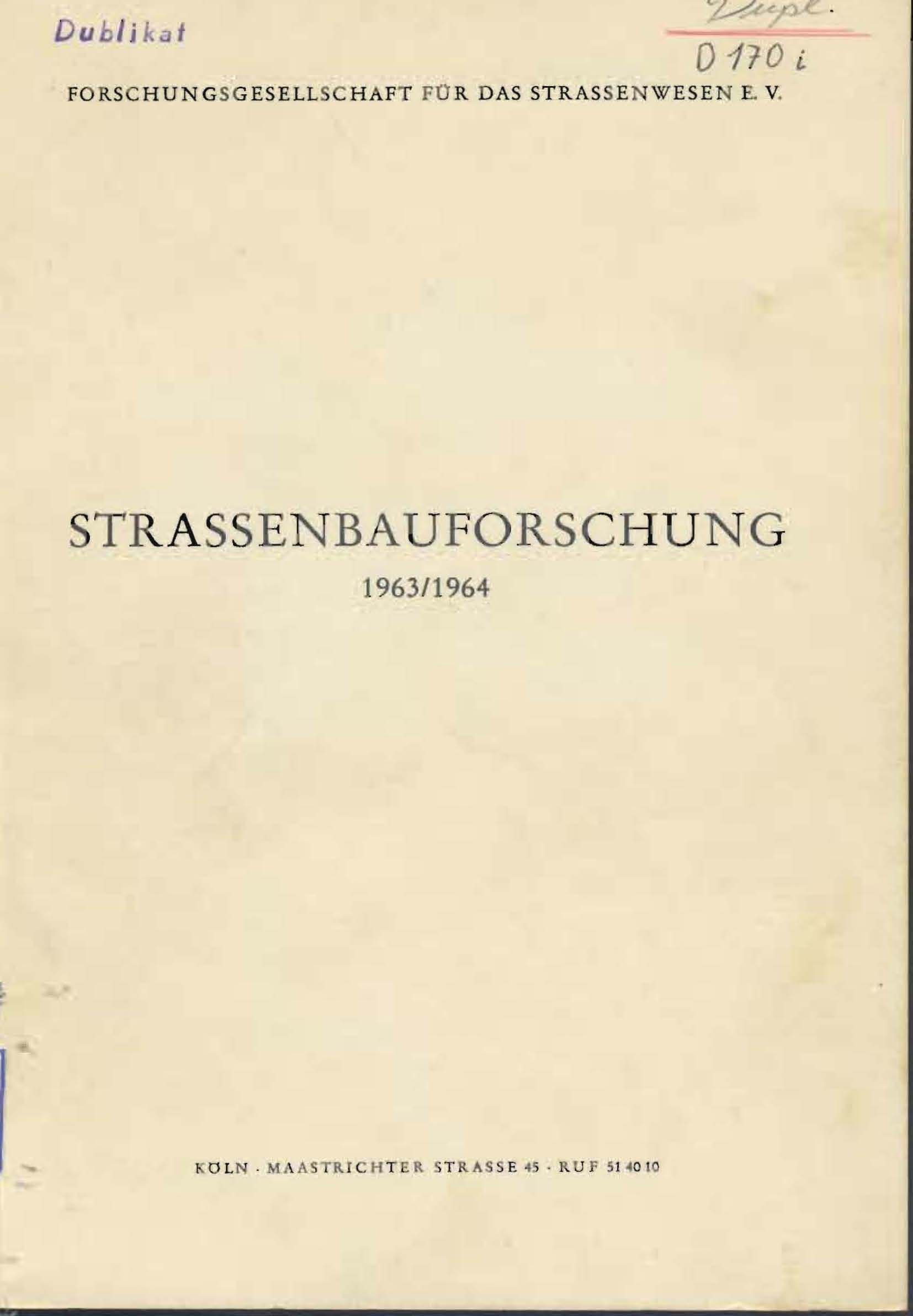 Strassenbauforschung