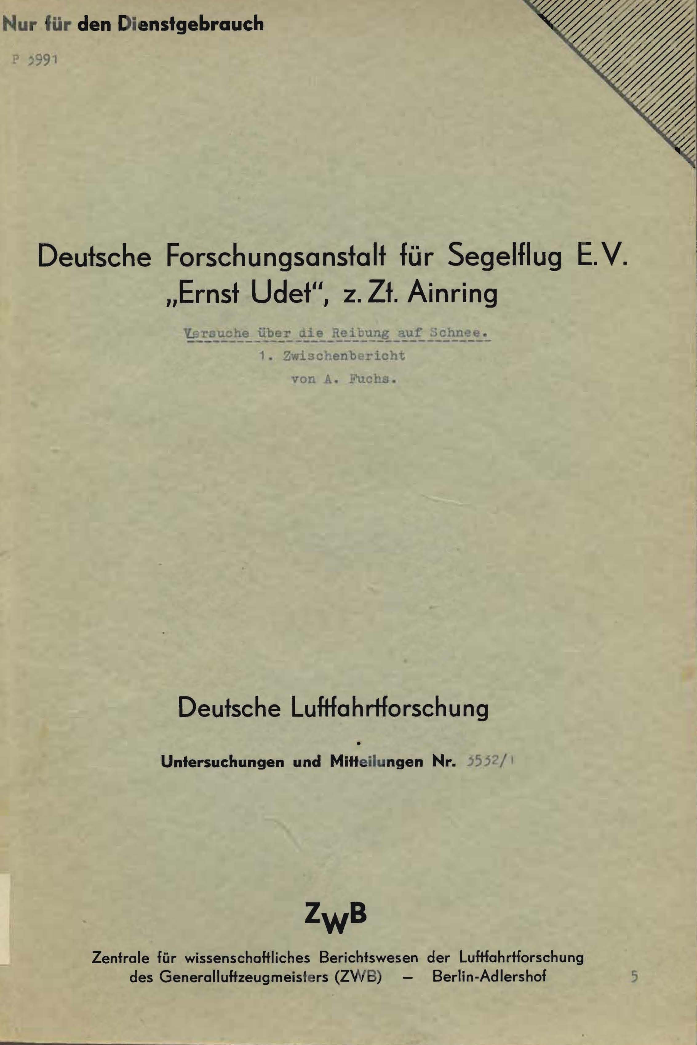 Deutsche Forschungsanstalt für Segelflug E.V-