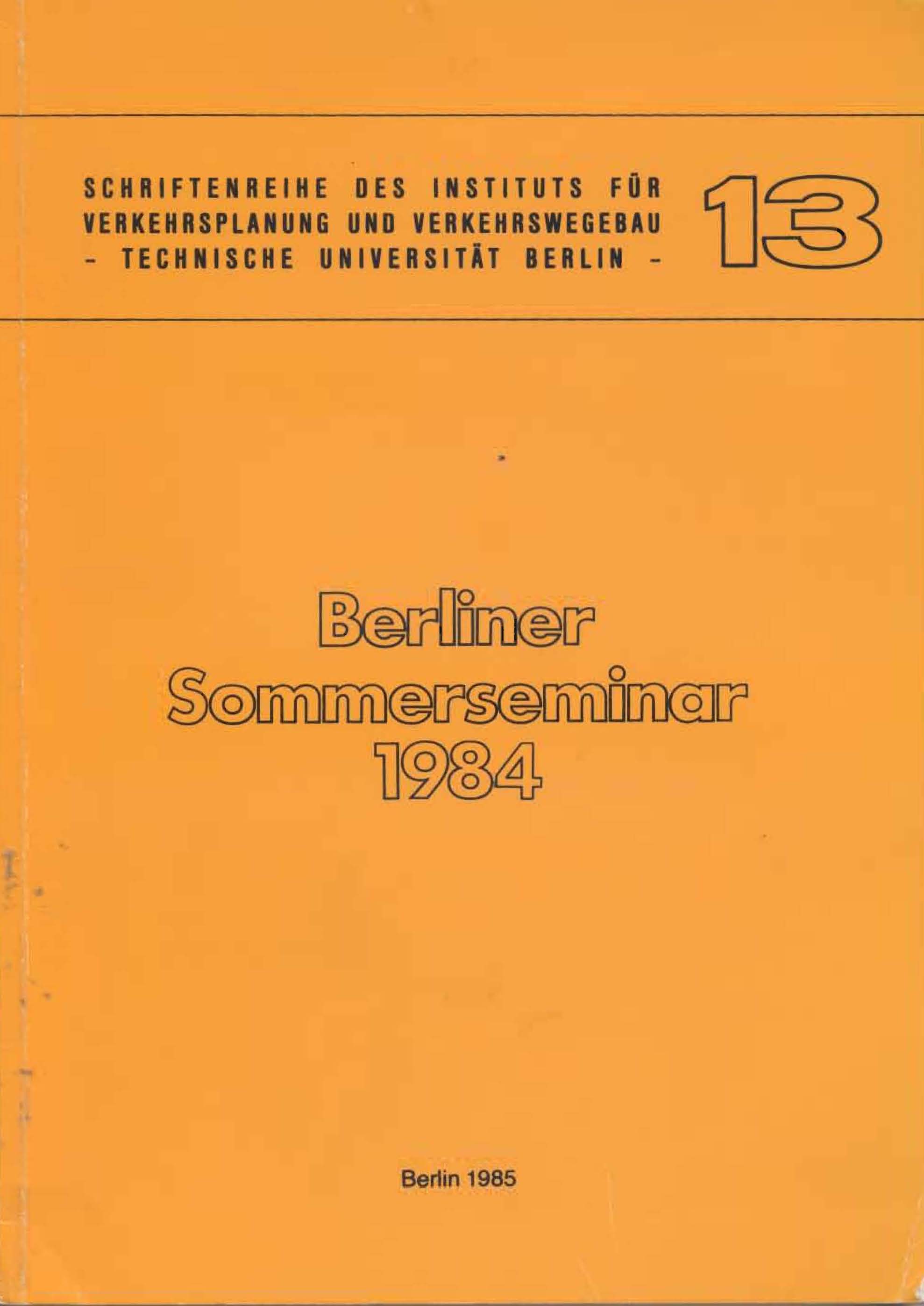 Berliner Sommerseminar
