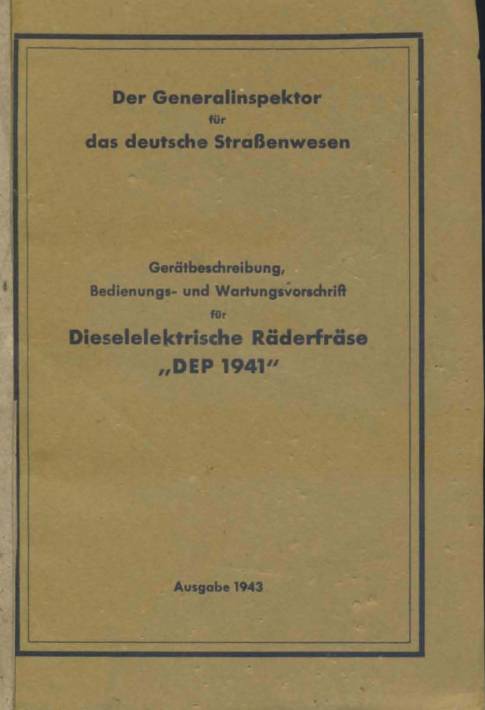 Dieselelektrische Räderfräse