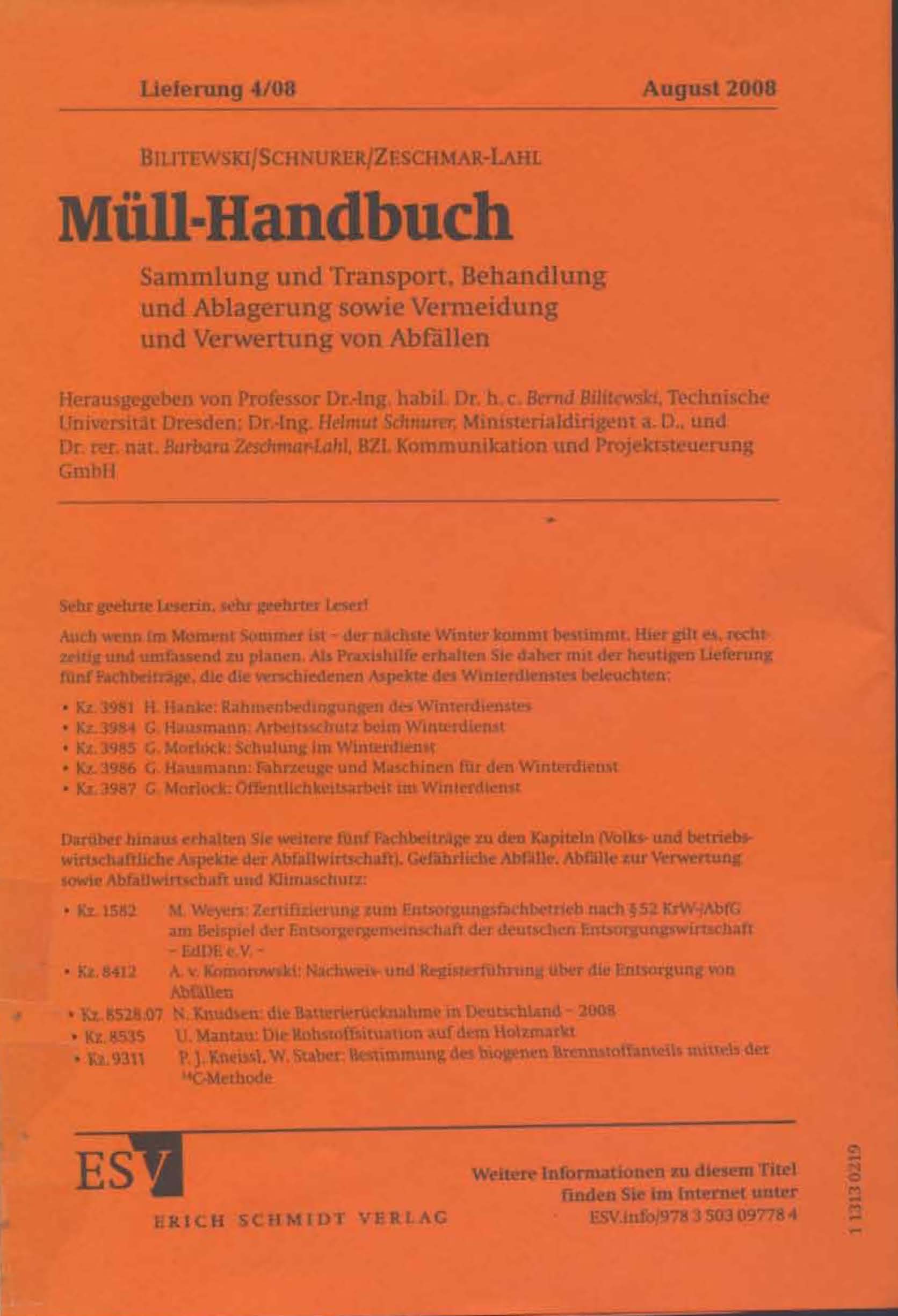 Müllhandbuch