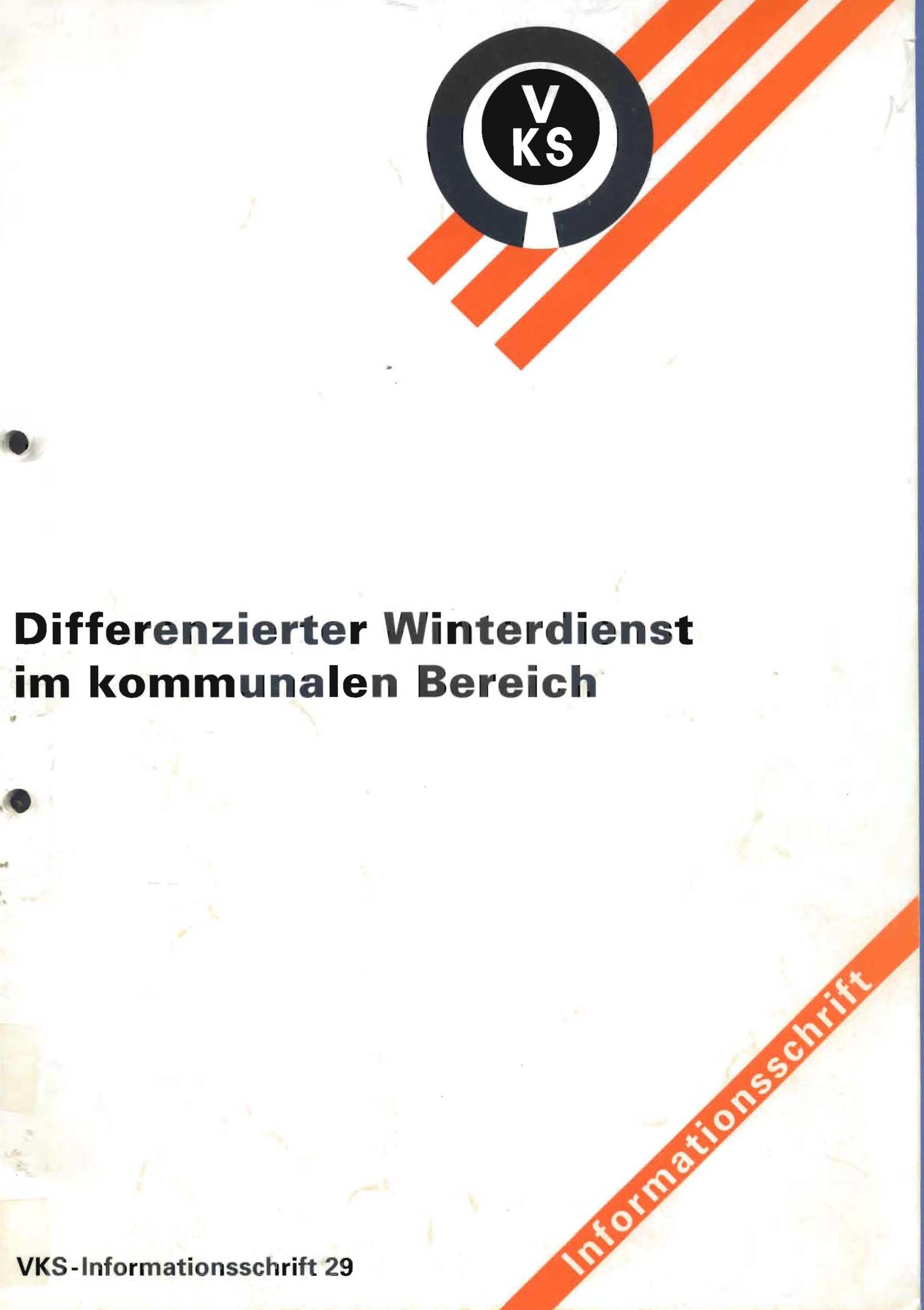 Differenzierter Winterdienst im kommunalen Bereich