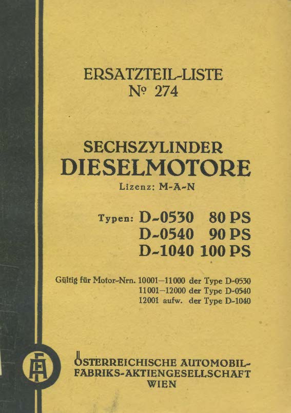 Sechszylinder Dieselmotore