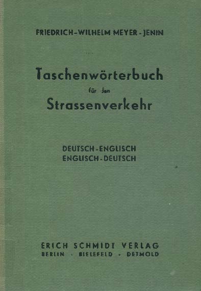 Taschenwörterbuch für den Strassenverkehr