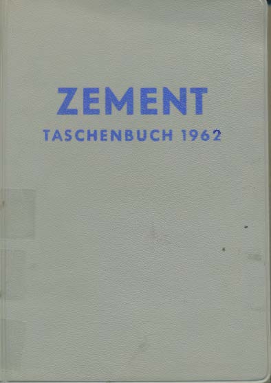 Zement Taschenbuch