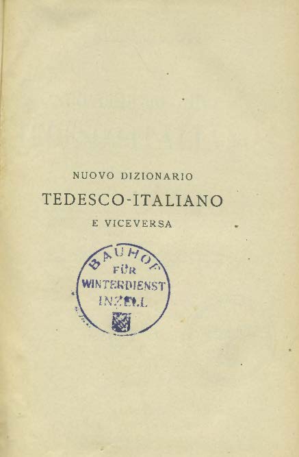 Tedesco-Italiano